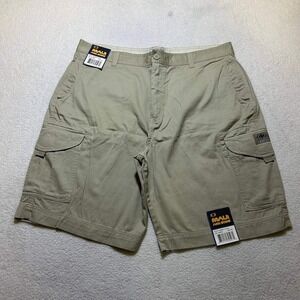 Maui & Sons Men's Cargo Shorts Size 38 Tan Beige NWT Streetwear Outdoor Summer